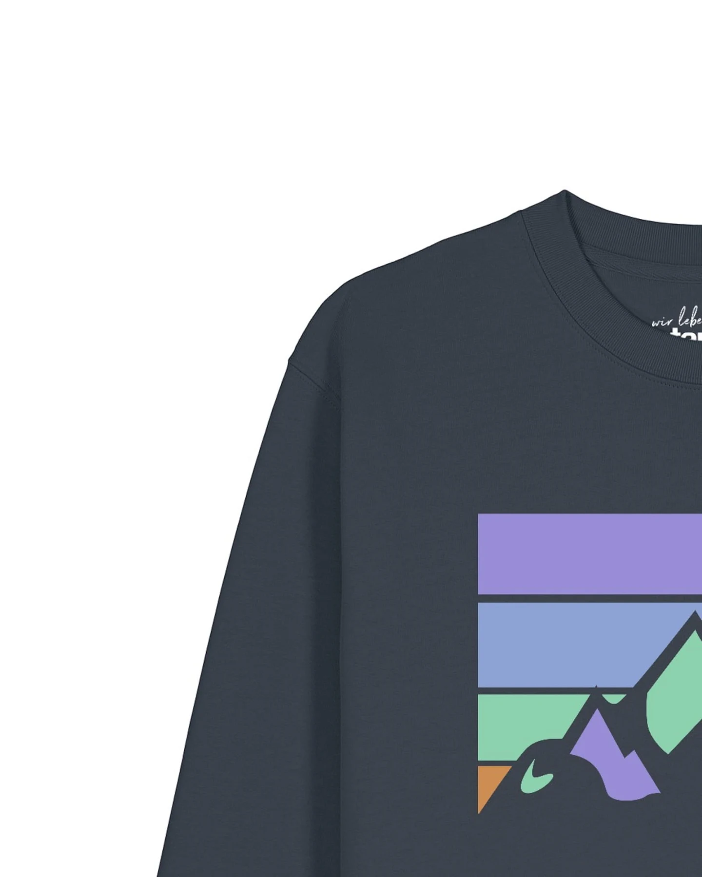 Watapparel Sweatshirt Retro Landscape (GOTS) – Ansicht 3