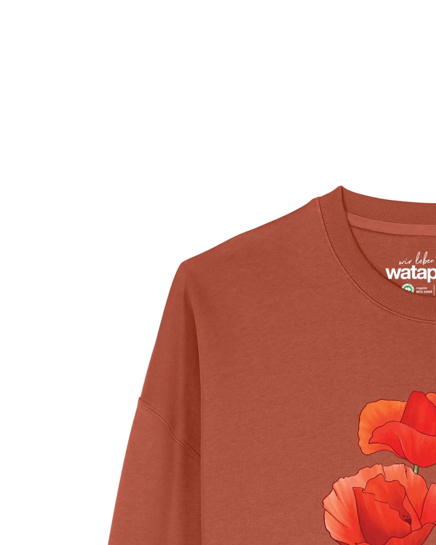 Watapparel Sweatshirt Poppy Flowers – Ansicht 3