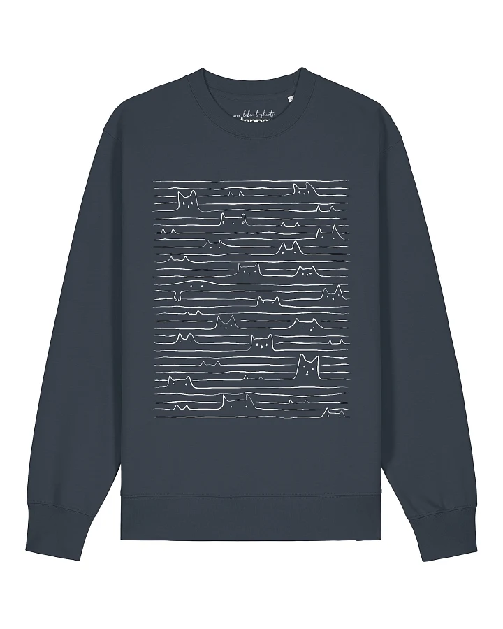 Watapparel Sweatshirt Doodle Cats