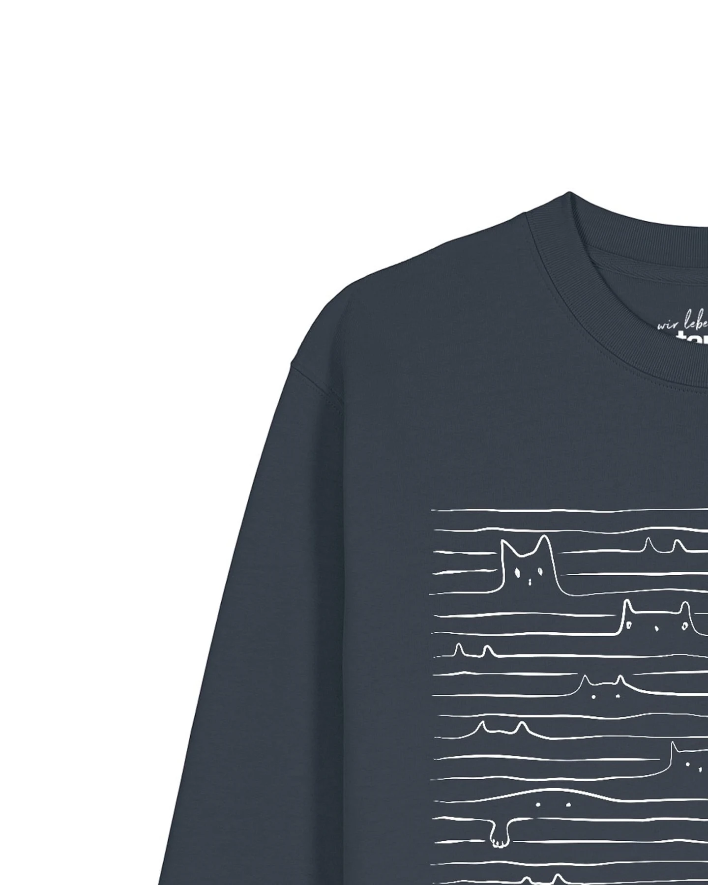 Watapparel Sweatshirt Doodle Cats – Ansicht 3