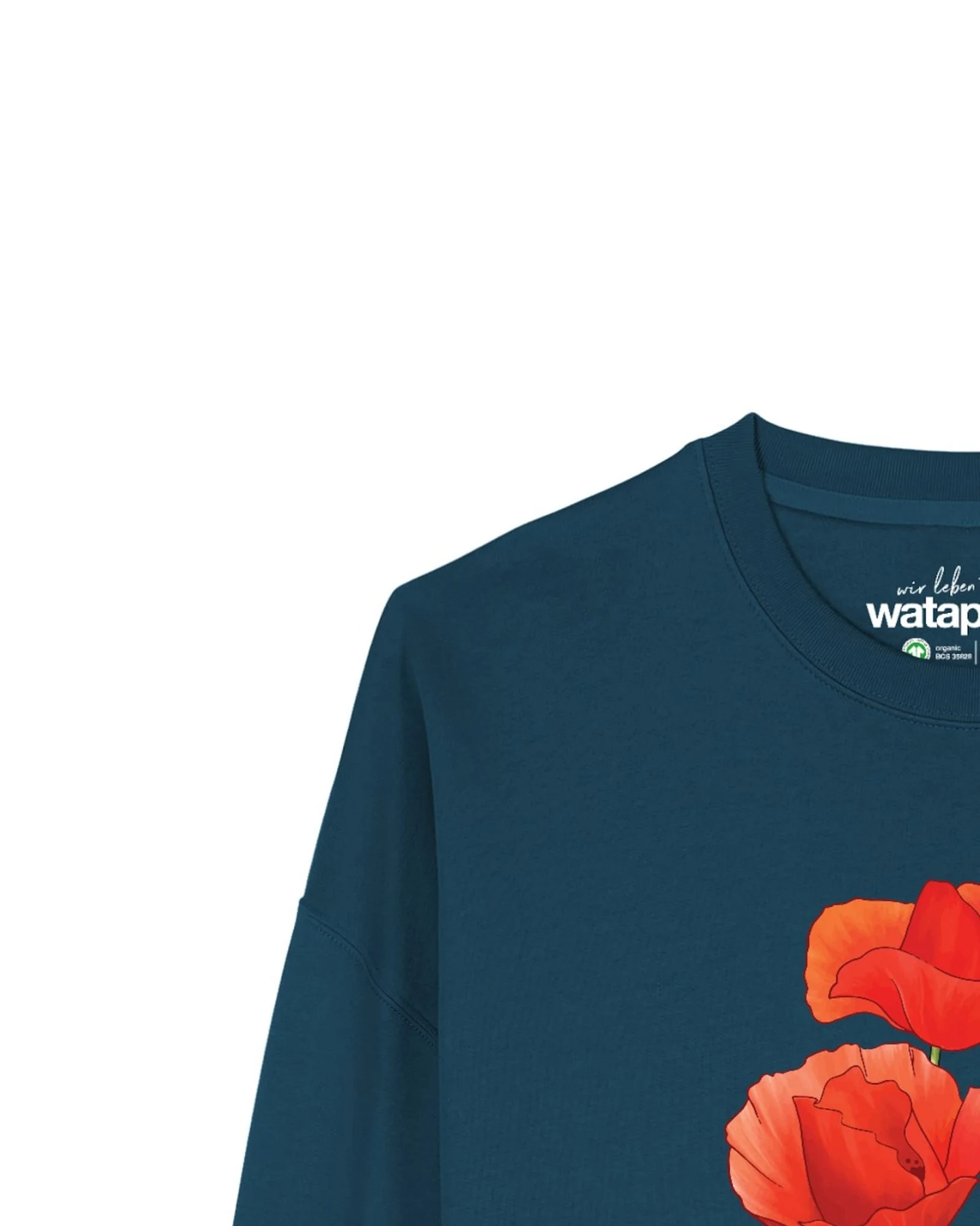 Watapparel Sweatshirt Poppy Flowers – Ansicht 3