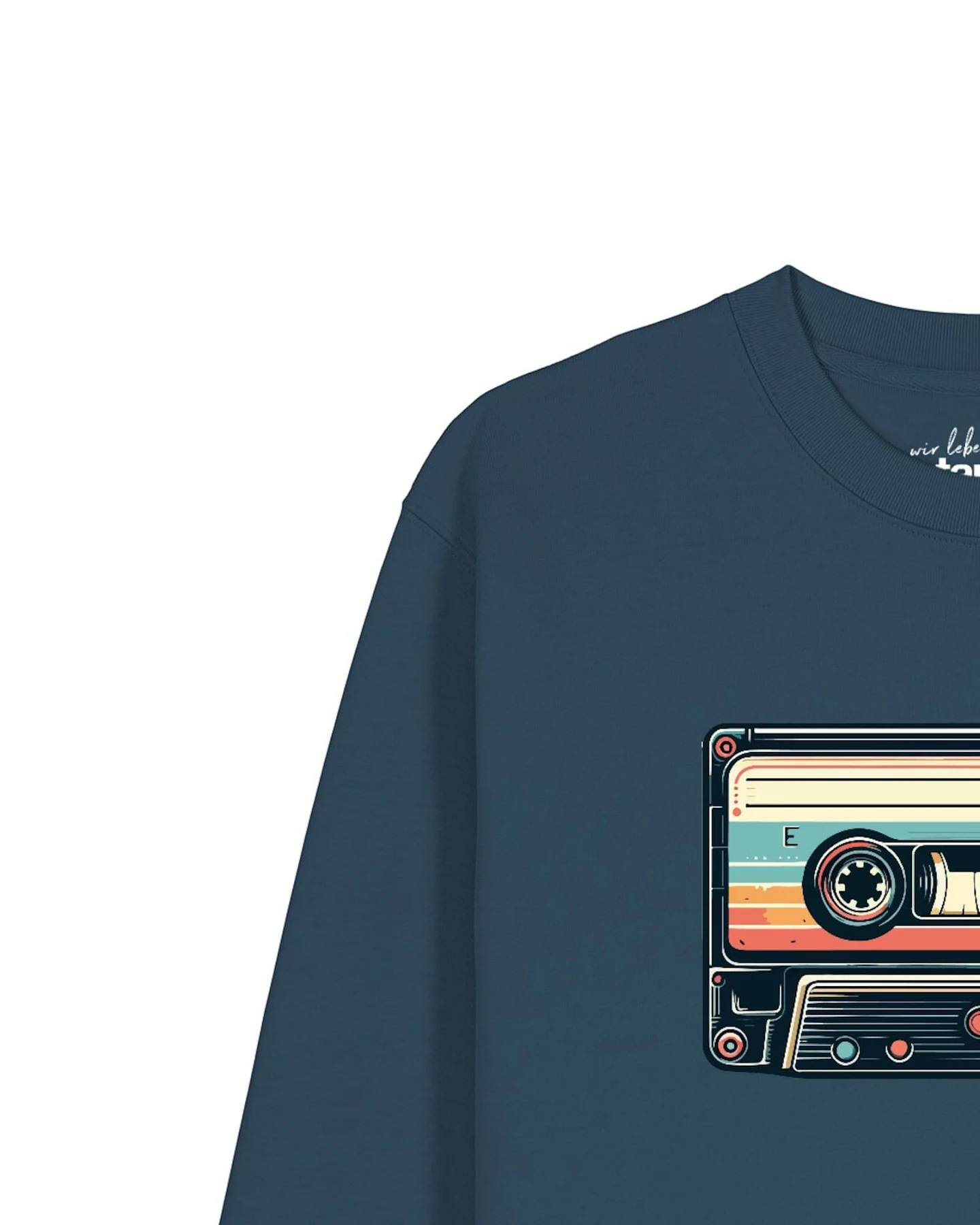 Watapparel Sweatshirt Retro Kassette – Ansicht 3