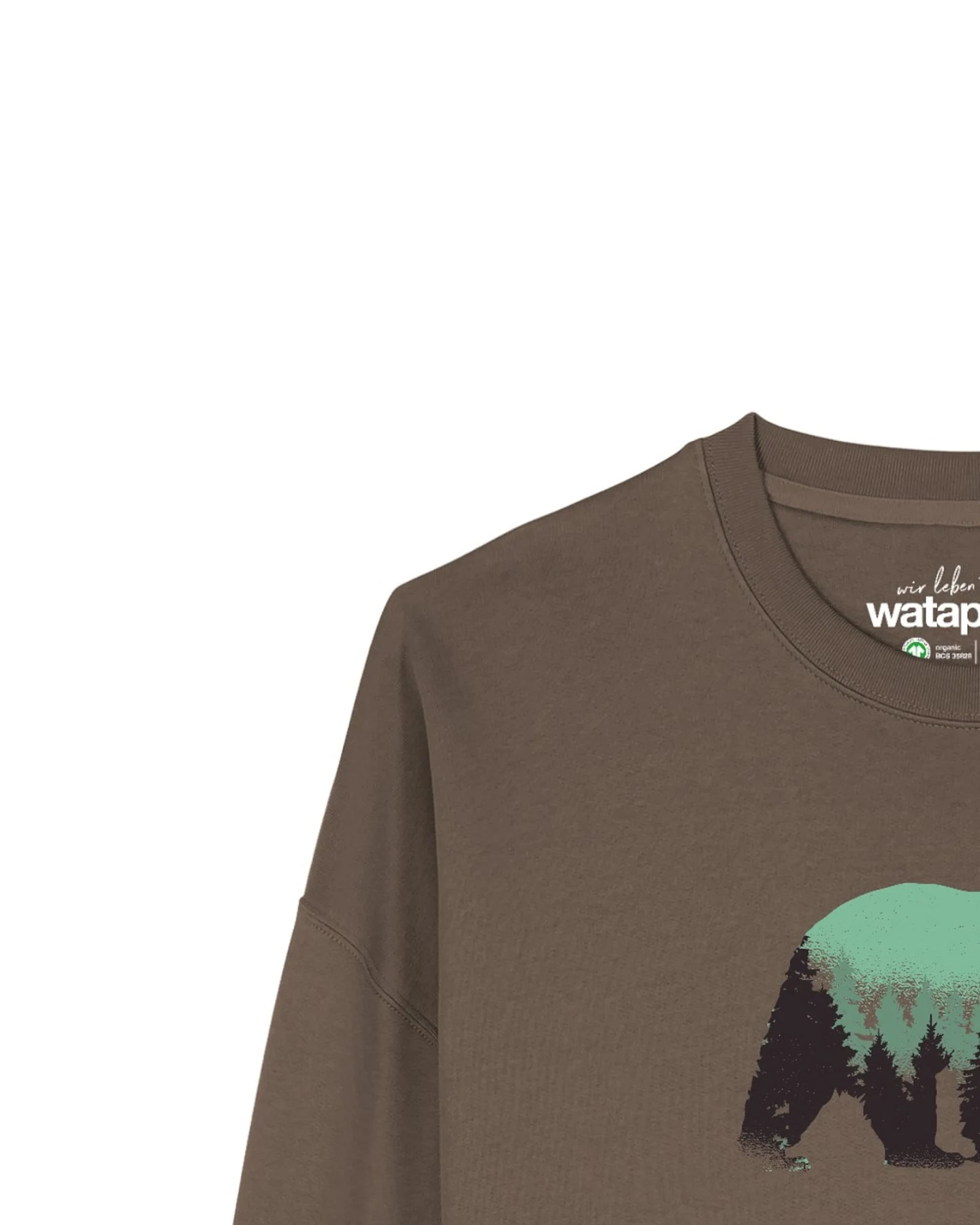 Watapparel Sweatshirt Waldbär – Ansicht 3