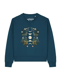 Produktseite: Watapparel Sweatshirt Moonphases & Flowers