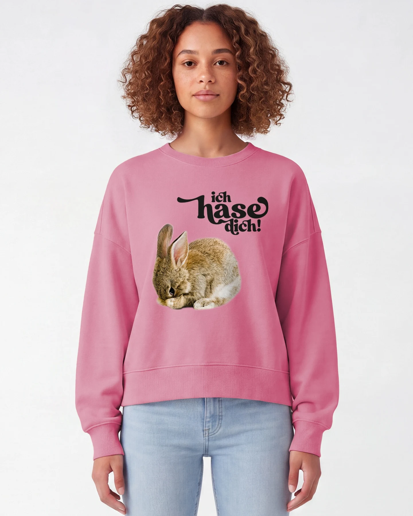 Watapparel Sweatshirt Ich Hase Dich! – Ansicht 2