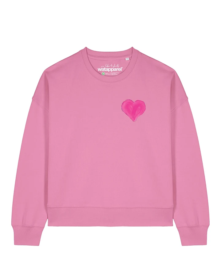 Watapparel Sweatshirt Pink Heart