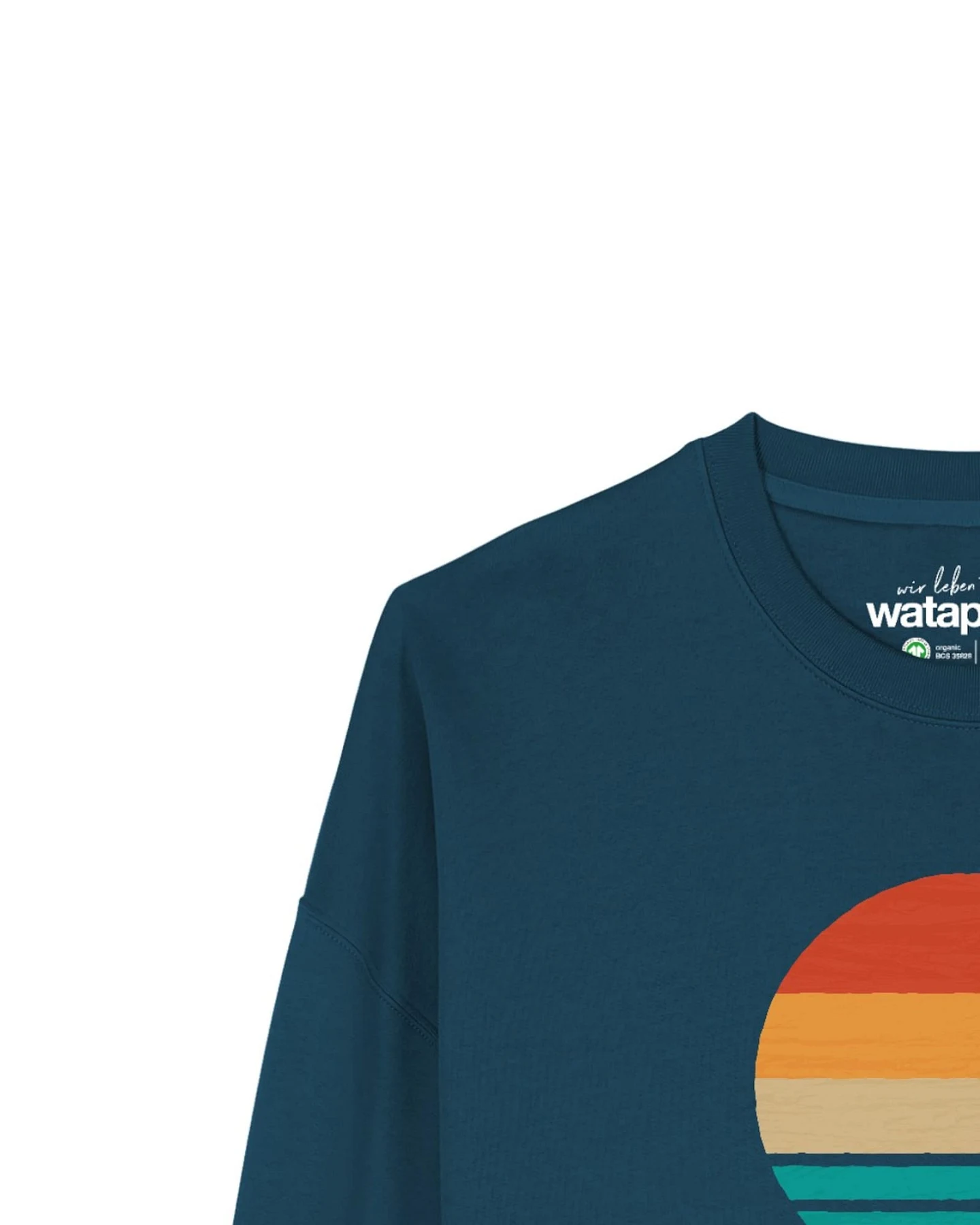 Watapparel Sweatshirt Retro Sunset Ocean – Ansicht 3