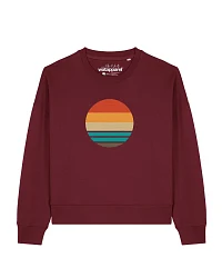 Produktseite: Watapparel Sweatshirt Retro Sunset Ocean