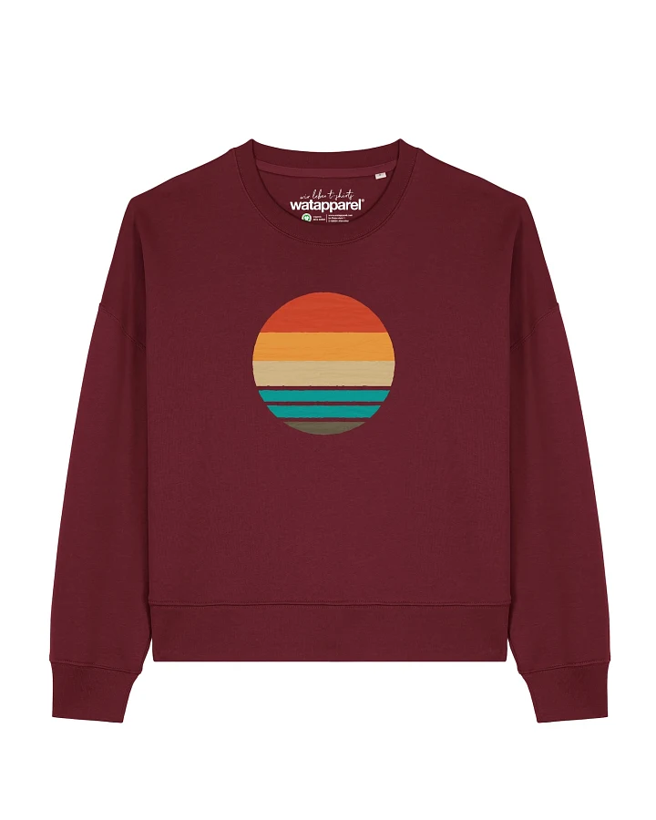Watapparel Sweatshirt Retro Sunset Ocean