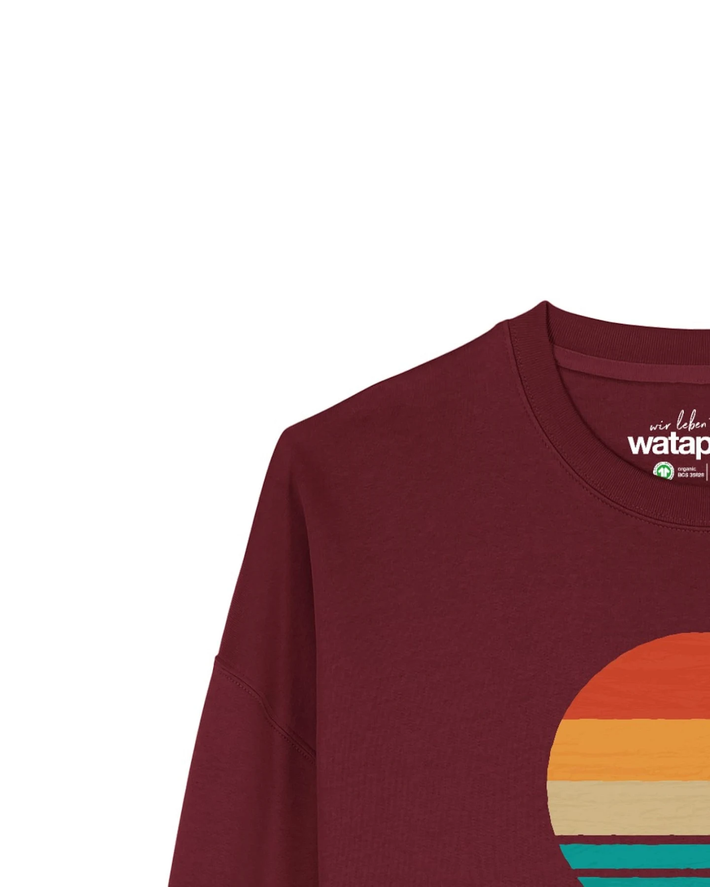 Watapparel Sweatshirt Retro Sunset Ocean – Ansicht 3