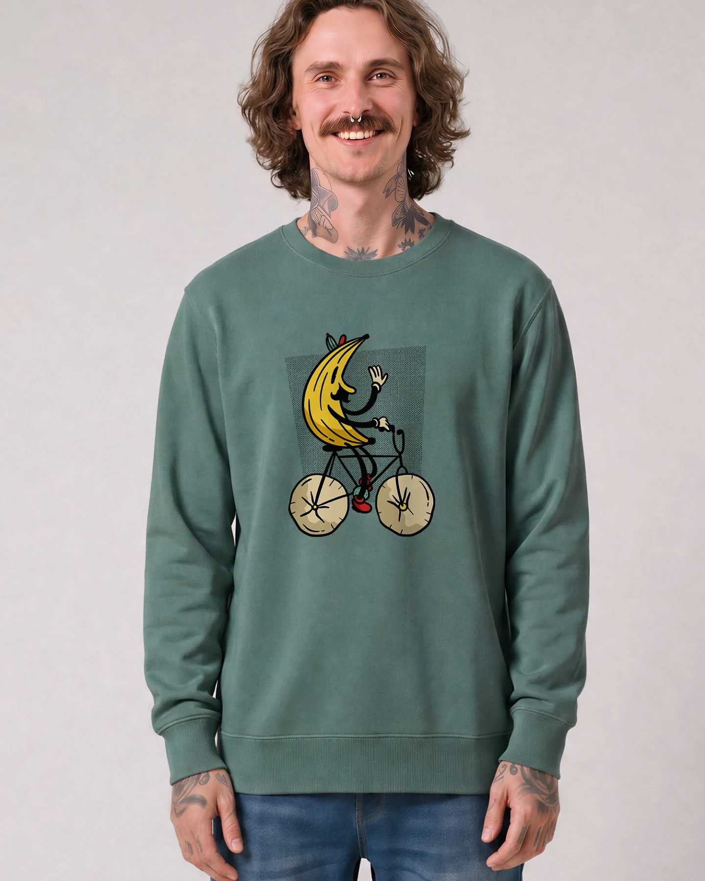 Watapparel Sweatshirt Banana Rider – Ansicht 2
