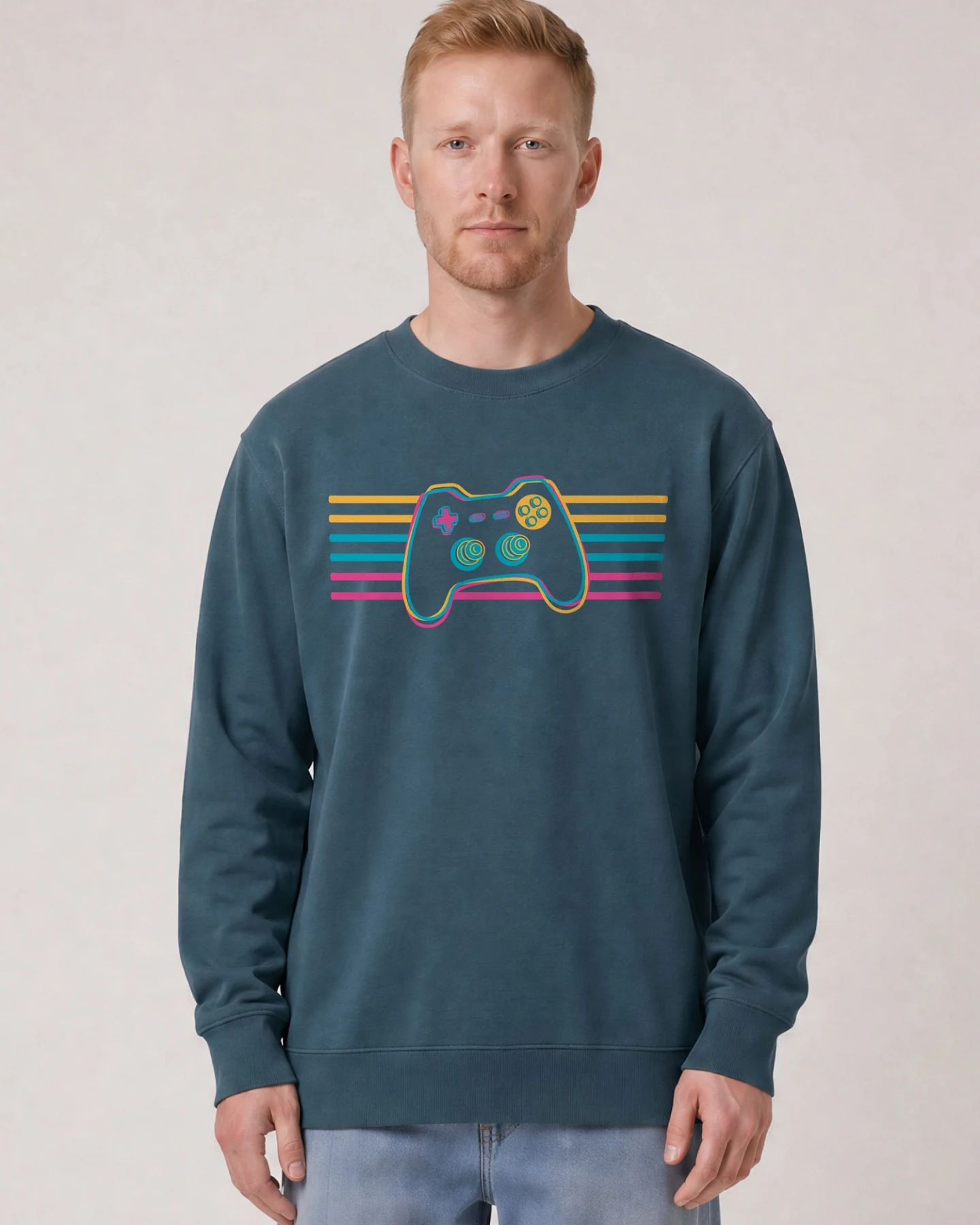 Watapparel Sweatshirt Retro Joystick – Ansicht 2