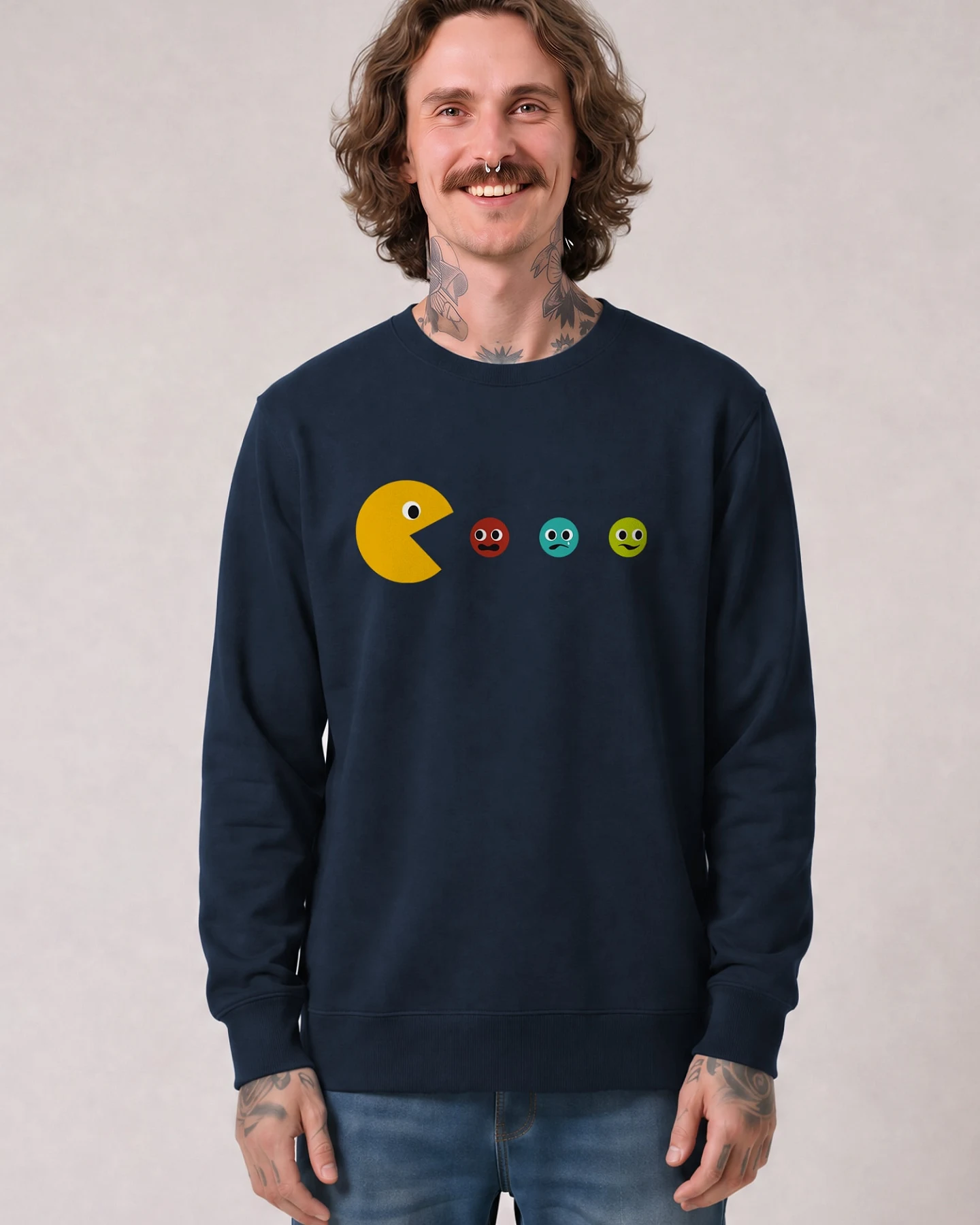Watapparel Sweatshirt Pacmännchen – Ansicht 2