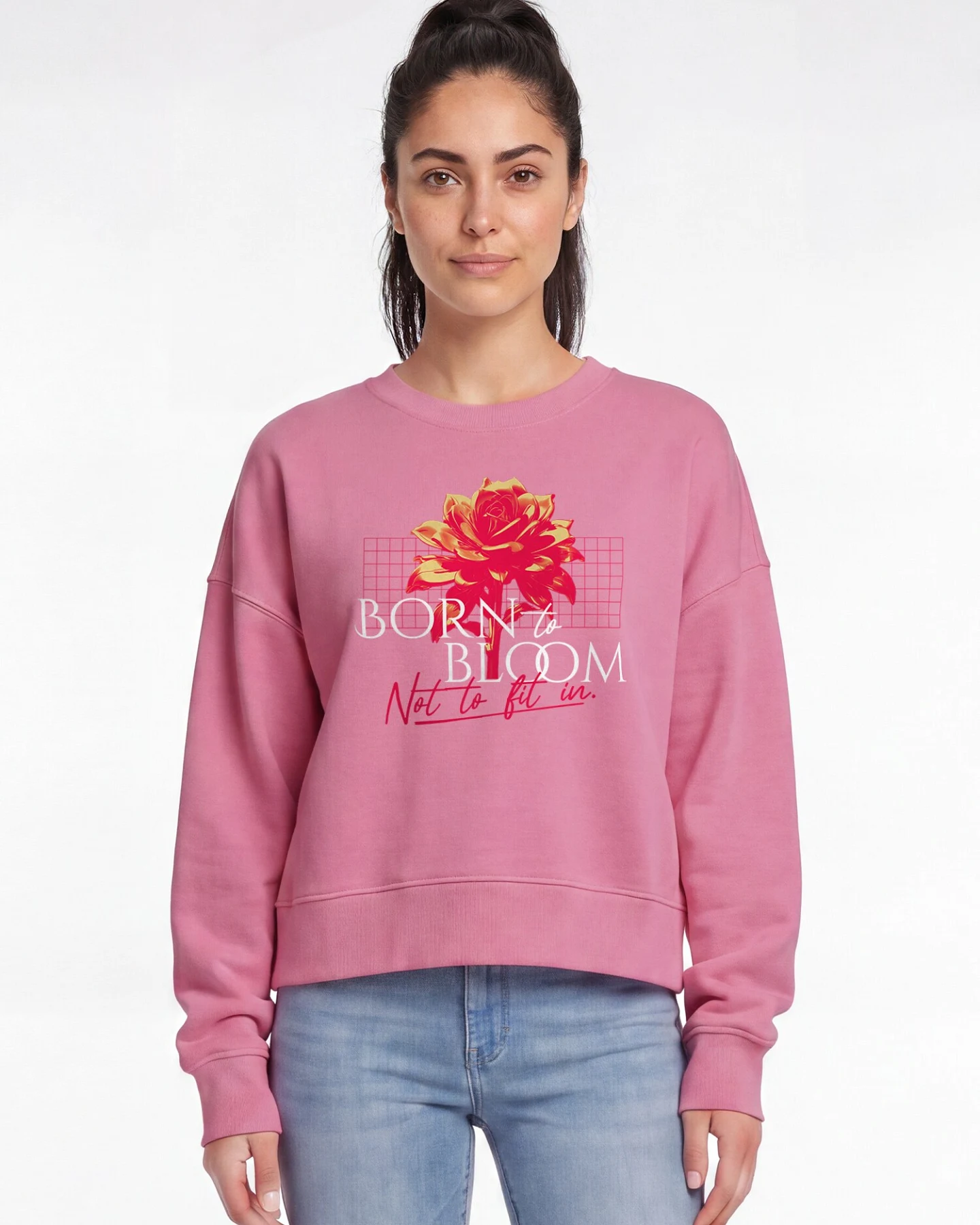 Watapparel Sweatshirt Born To Bloom – Ansicht 2