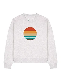 Produktseite: Watapparel Sweatshirt Retro Sunset Ocean