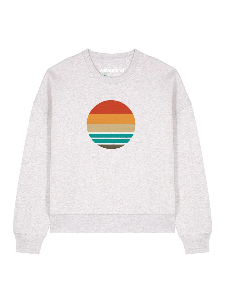 Watapparel Sweatshirt Retro Sunset Ocean
