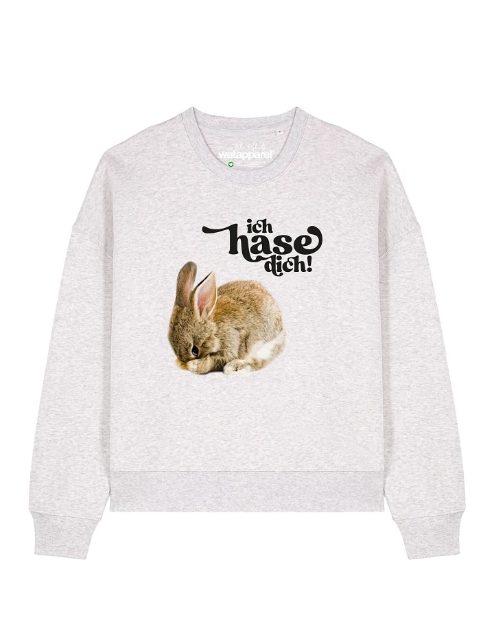 Watapparel Sweatshirt Ich Hase Dich!