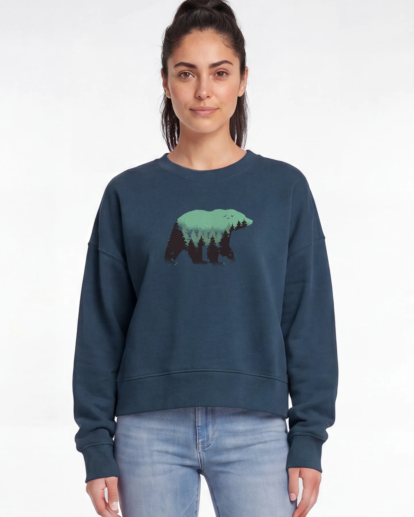 Watapparel Sweatshirt Waldbär – Ansicht 2