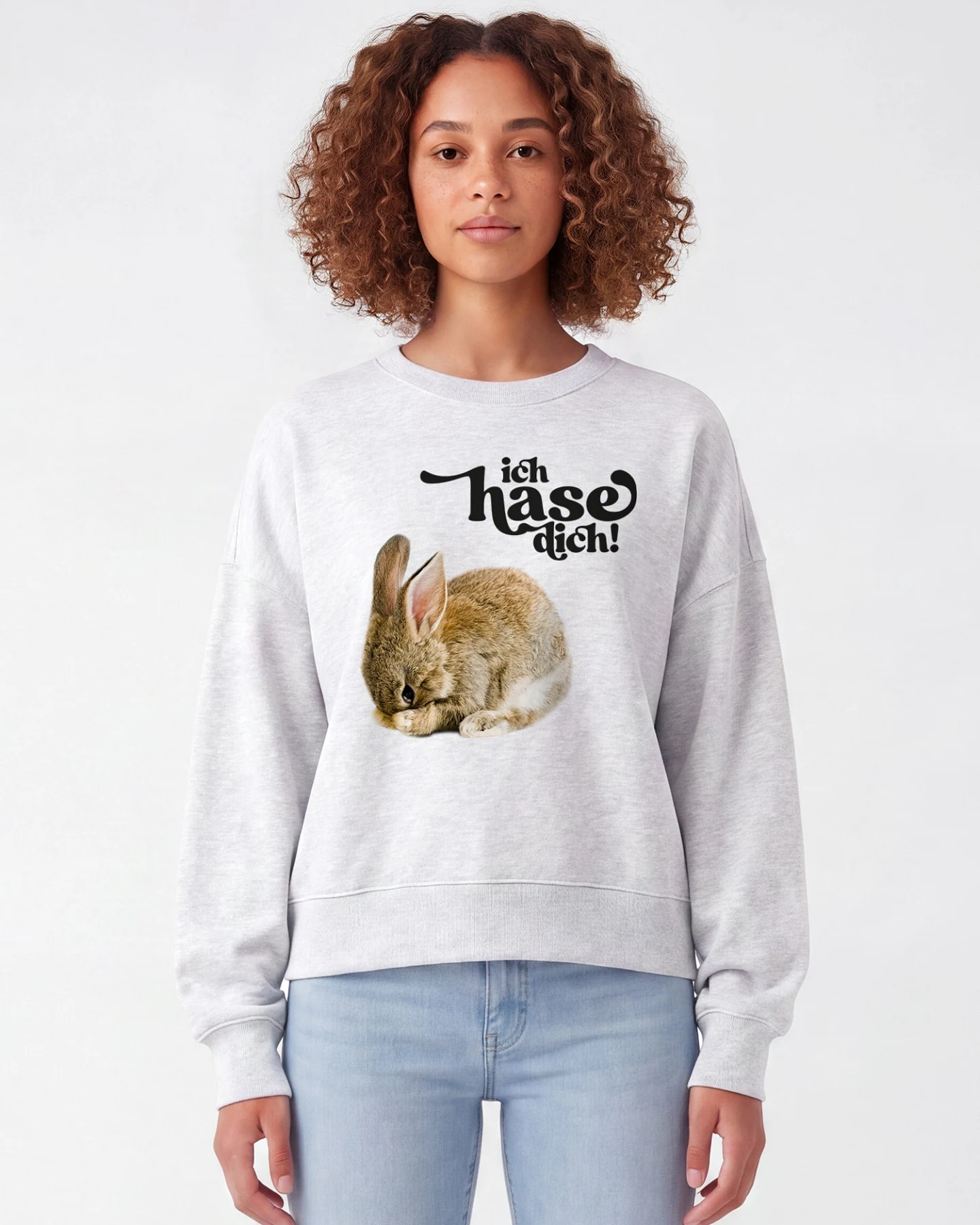 Watapparel Sweatshirt Ich Hase Dich! – Ansicht 2