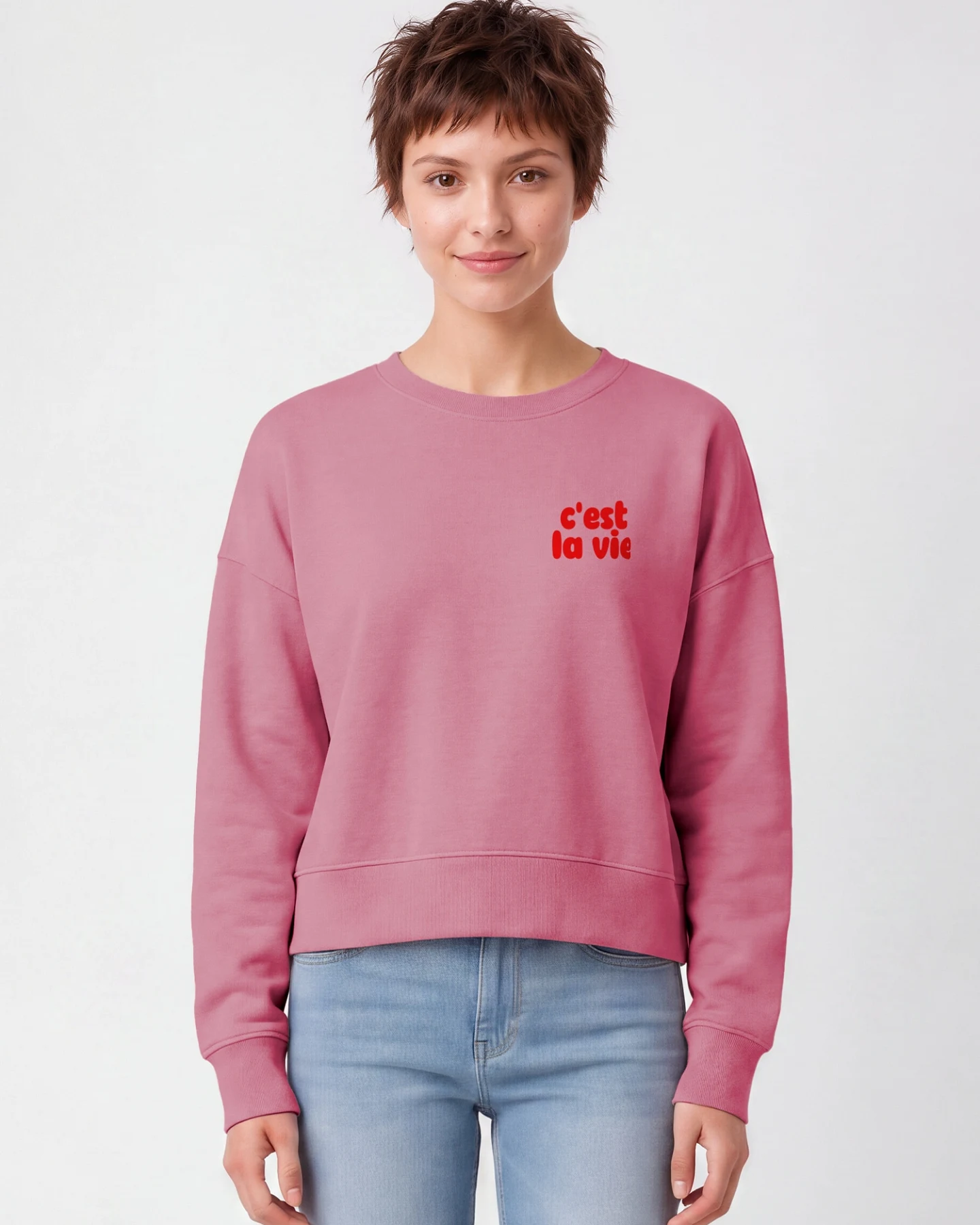 Watapparel Sweatshirt Cest La Vie – Ansicht 2