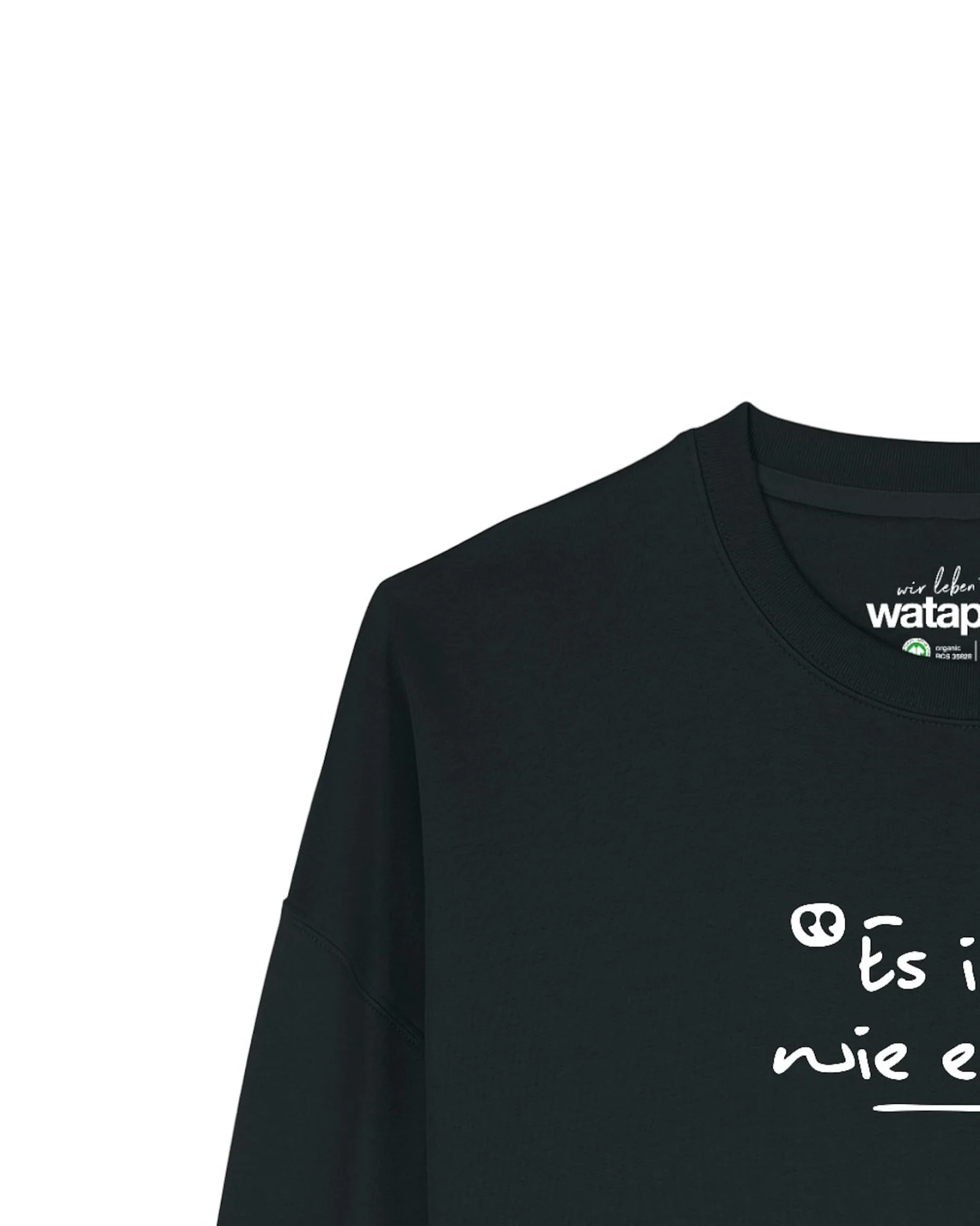 Watapparel Sweatshirt Es Ist Wie Es Ist – Ansicht 3