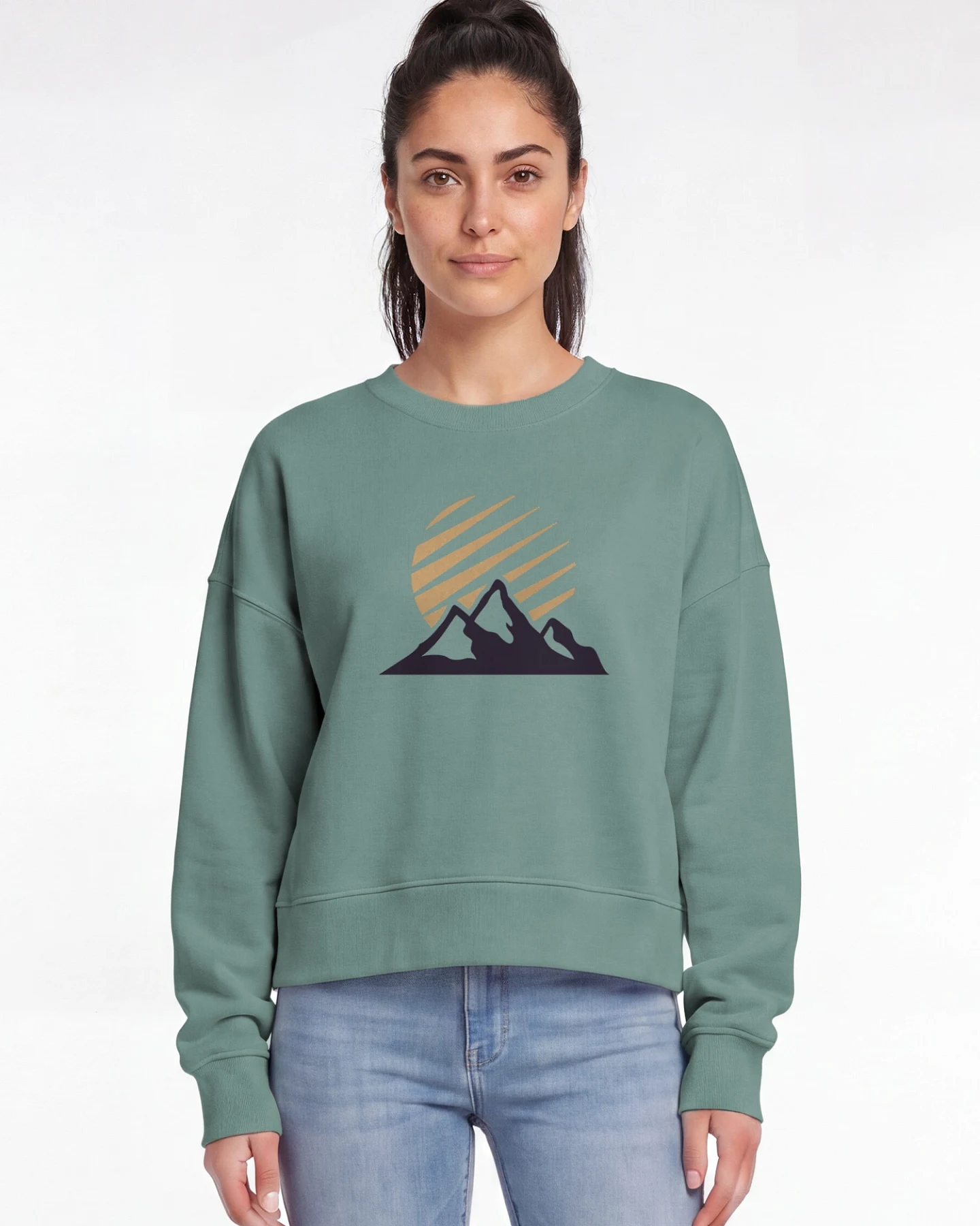 Watapparel Sweatshirt Mountain And Sun – Ansicht 2