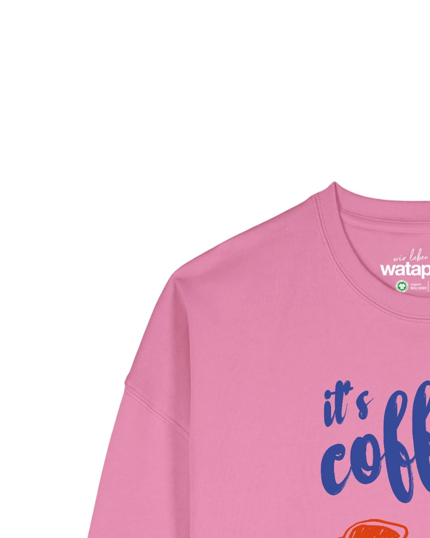 Watapparel Sweatshirt Its Coffee Time – Ansicht 3