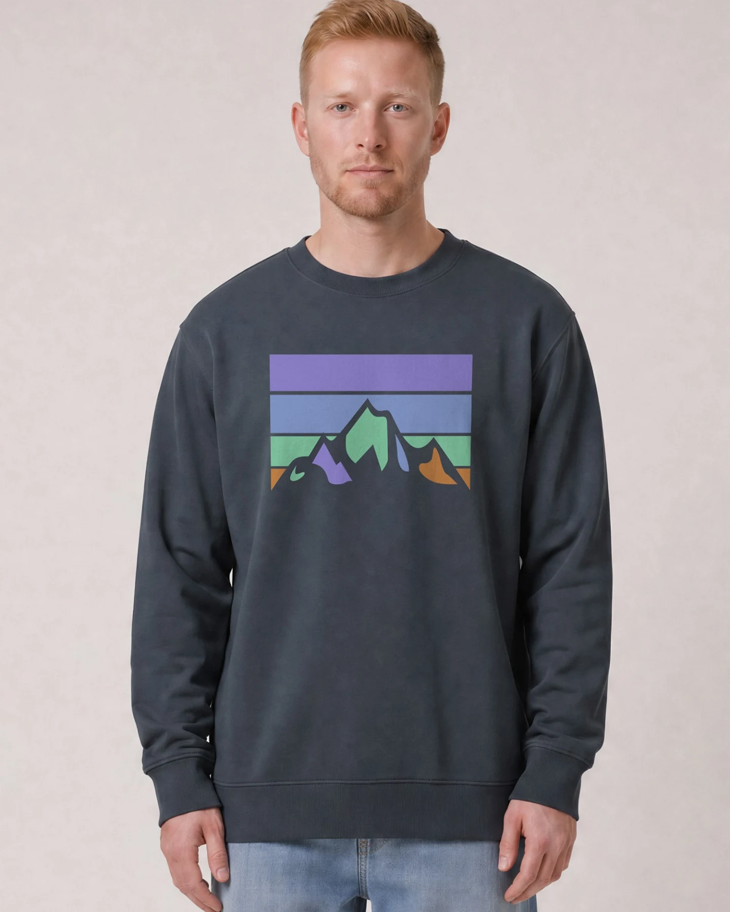 Watapparel Sweatshirt Retro Landscape (GOTS) – Ansicht 2