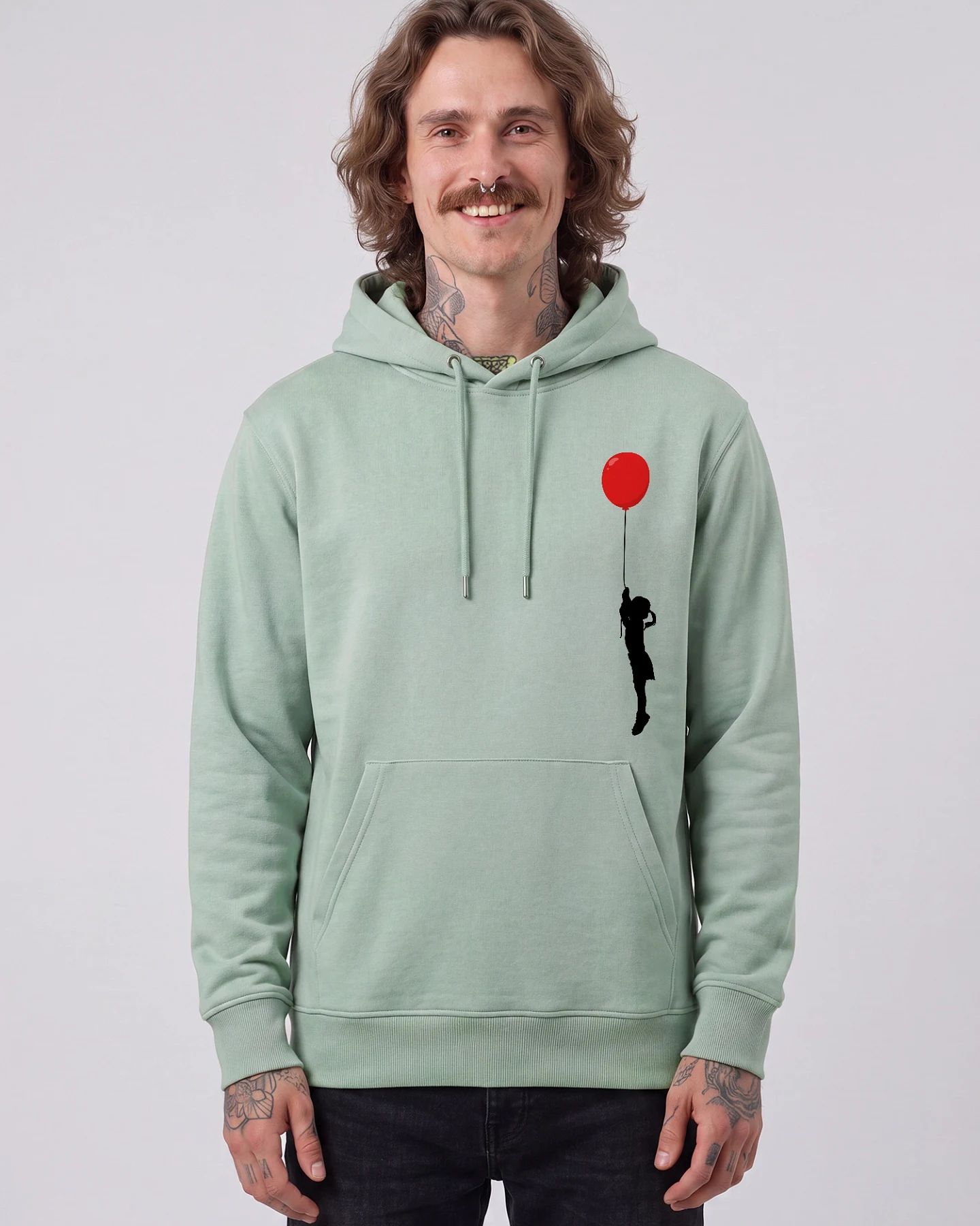 Watapparel Sweatshirt Mädchen mit Luftballon – Ansicht 2