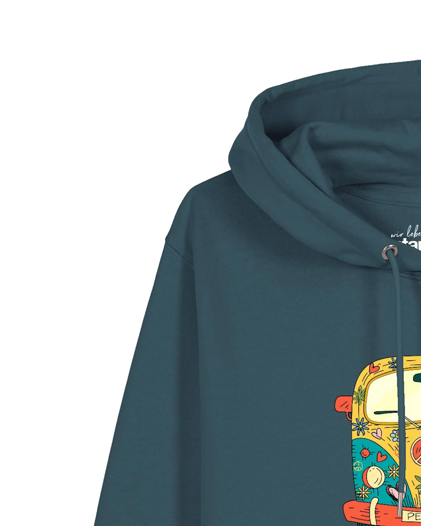 Watapparel Sweatshirt Hippies Bus – Ansicht 3