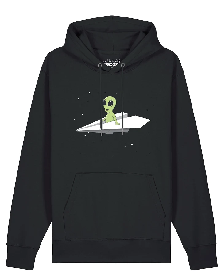 Watapparel Sweatshirt Alien On A Paper Plane