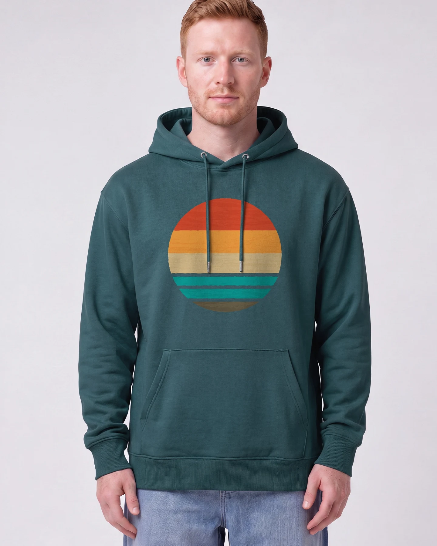 Watapparel Sweatshirt Retro Sunset Ocean – Ansicht 2