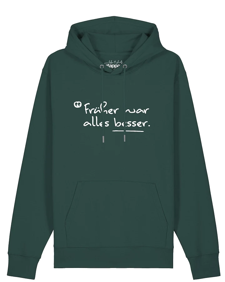 Watapparel Sweatshirt Früher War Alles Besser