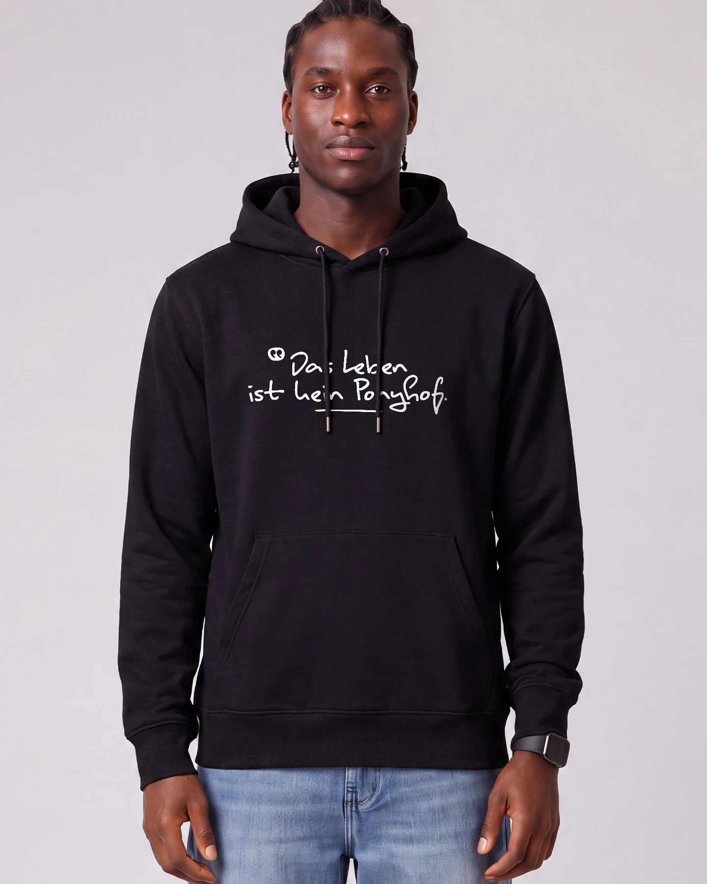 Watapparel Sweatshirt Das Leben Ist Kein Ponyhof – Ansicht 2