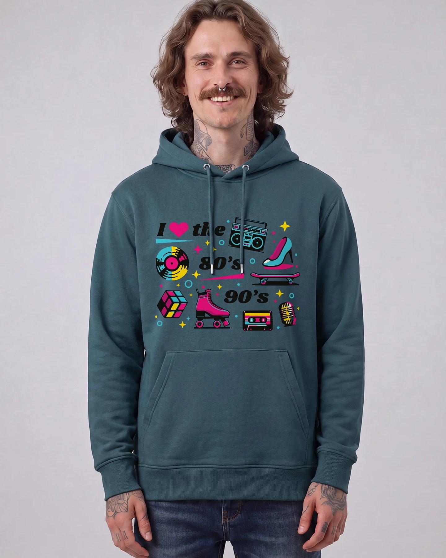 Watapparel Sweatshirt 80s Love – Ansicht 2