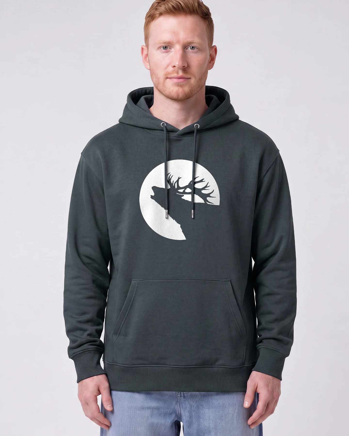 Watapparel Sweatshirt Röhrender Hirsch – Ansicht 2