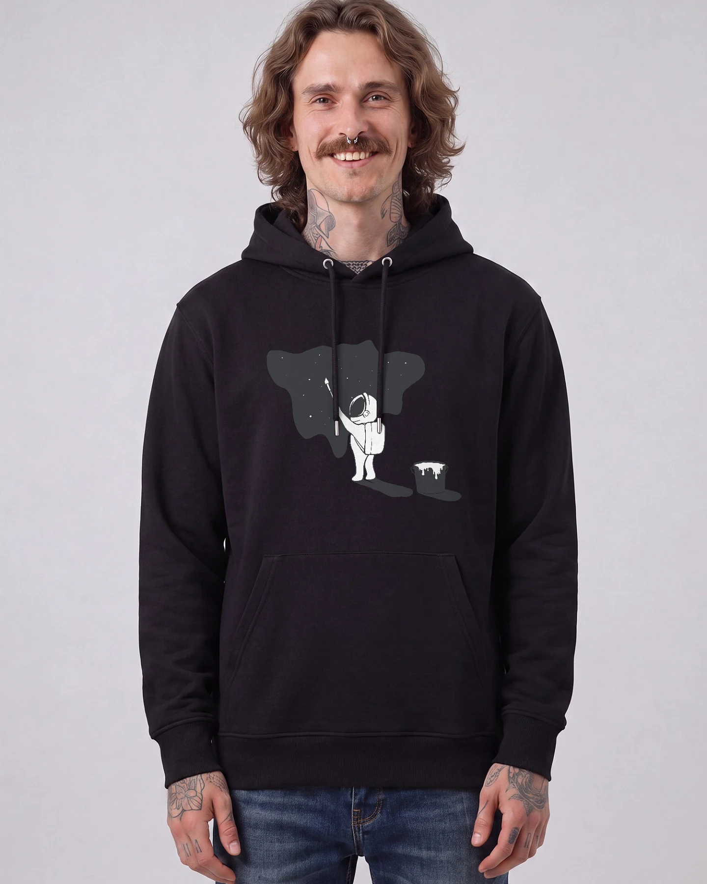 Watapparel Sweatshirt Painting Space – Ansicht 2