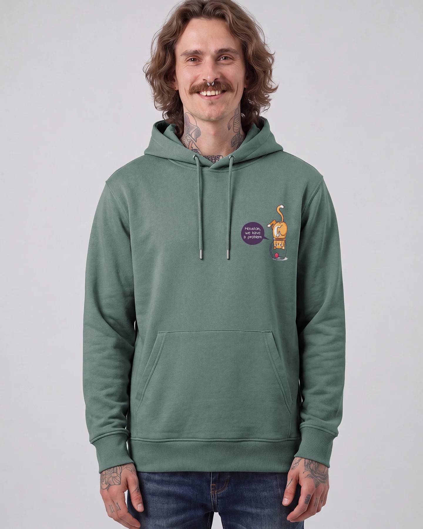 Watapparel Sweatshirt Funny Cat – Ansicht 2