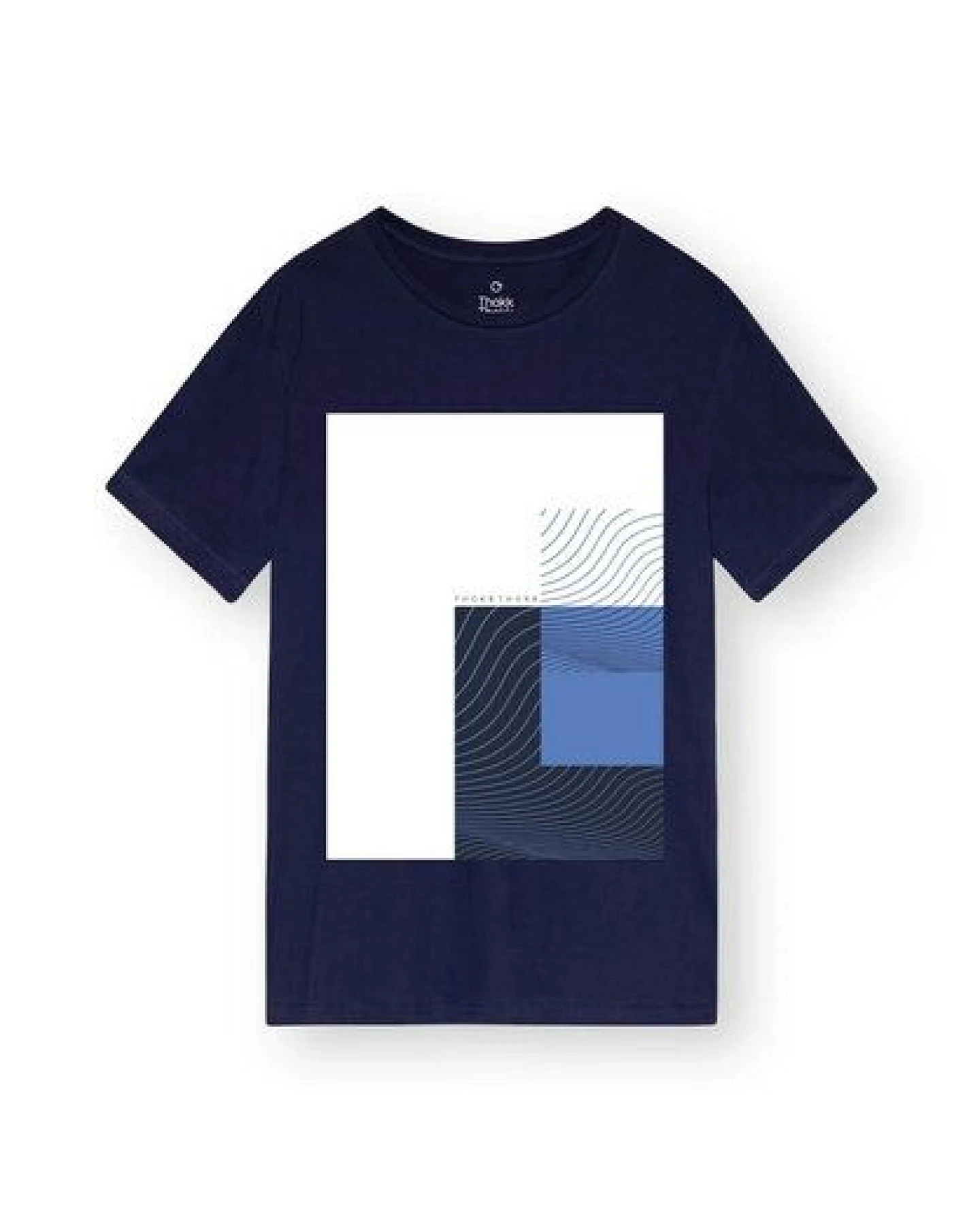 ThokkThokk Herren T-Shirt TT02 mit Print aus Bio-Baumwolle – Ansicht 3