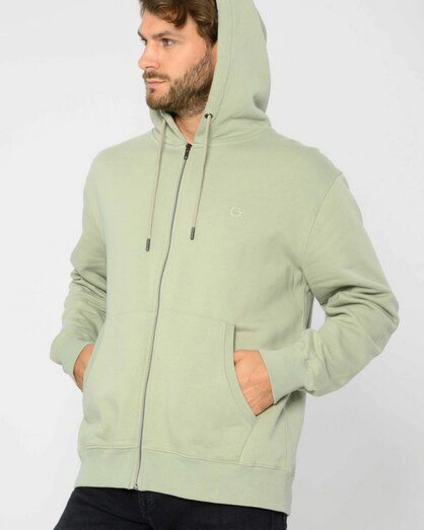ThokkThokk Herren Zip Hoodie TT1040 aus Bio-Baumwolle – Ansicht 2