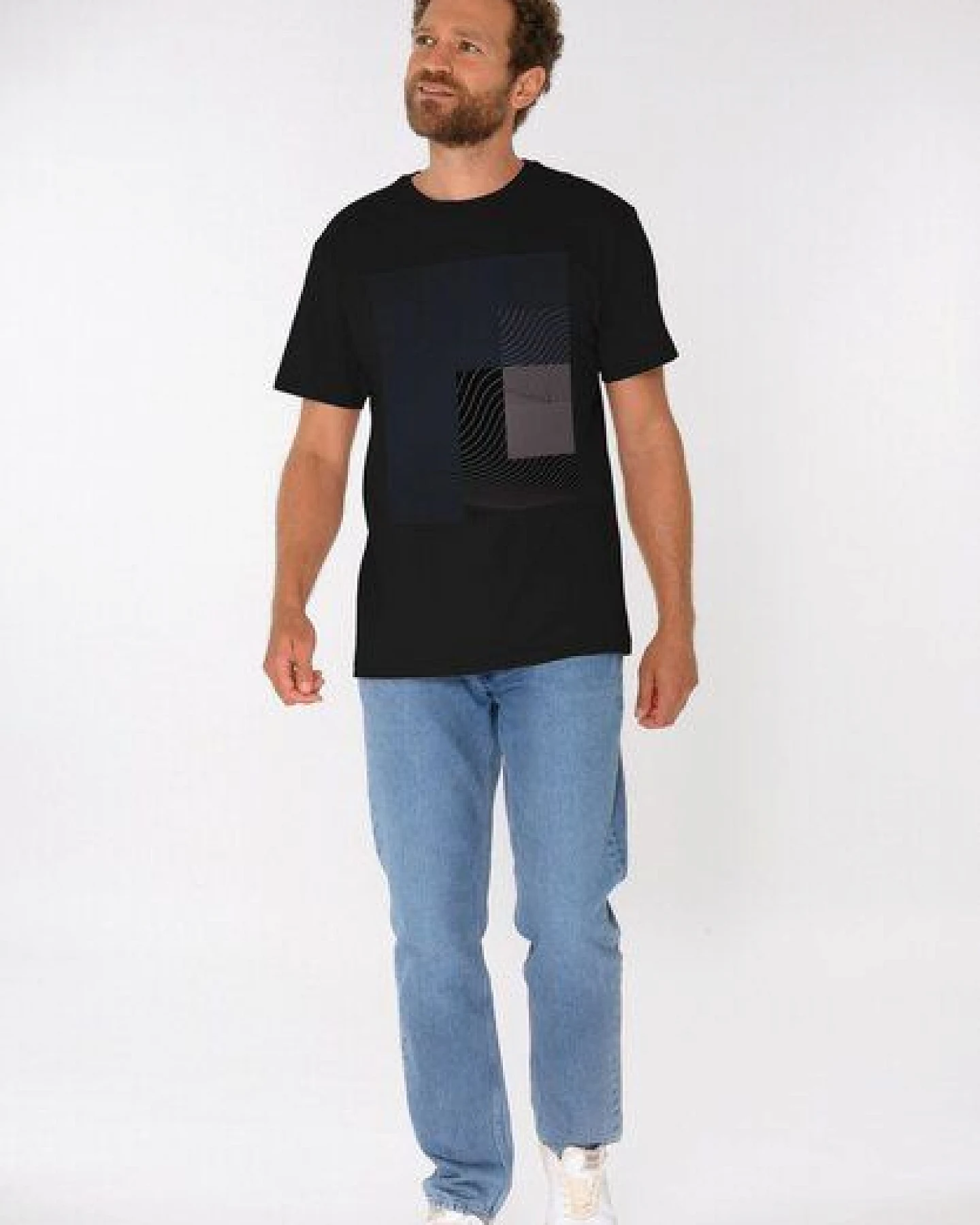 ThokkThokk Herren T-Shirt TT02 mit Print aus Bio-Baumwolle – Ansicht 3