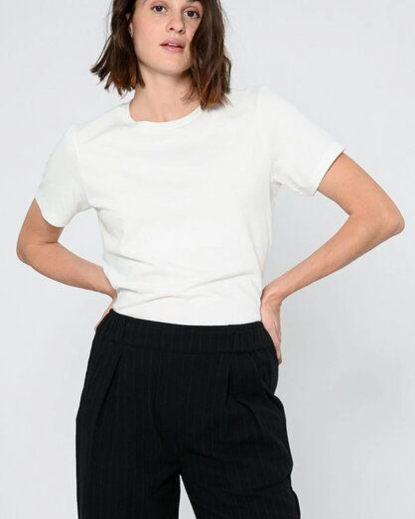 ThokkThokk Damen T-Shirt TT85 unifarben aus Bio-Baumwolle – Ansicht 3