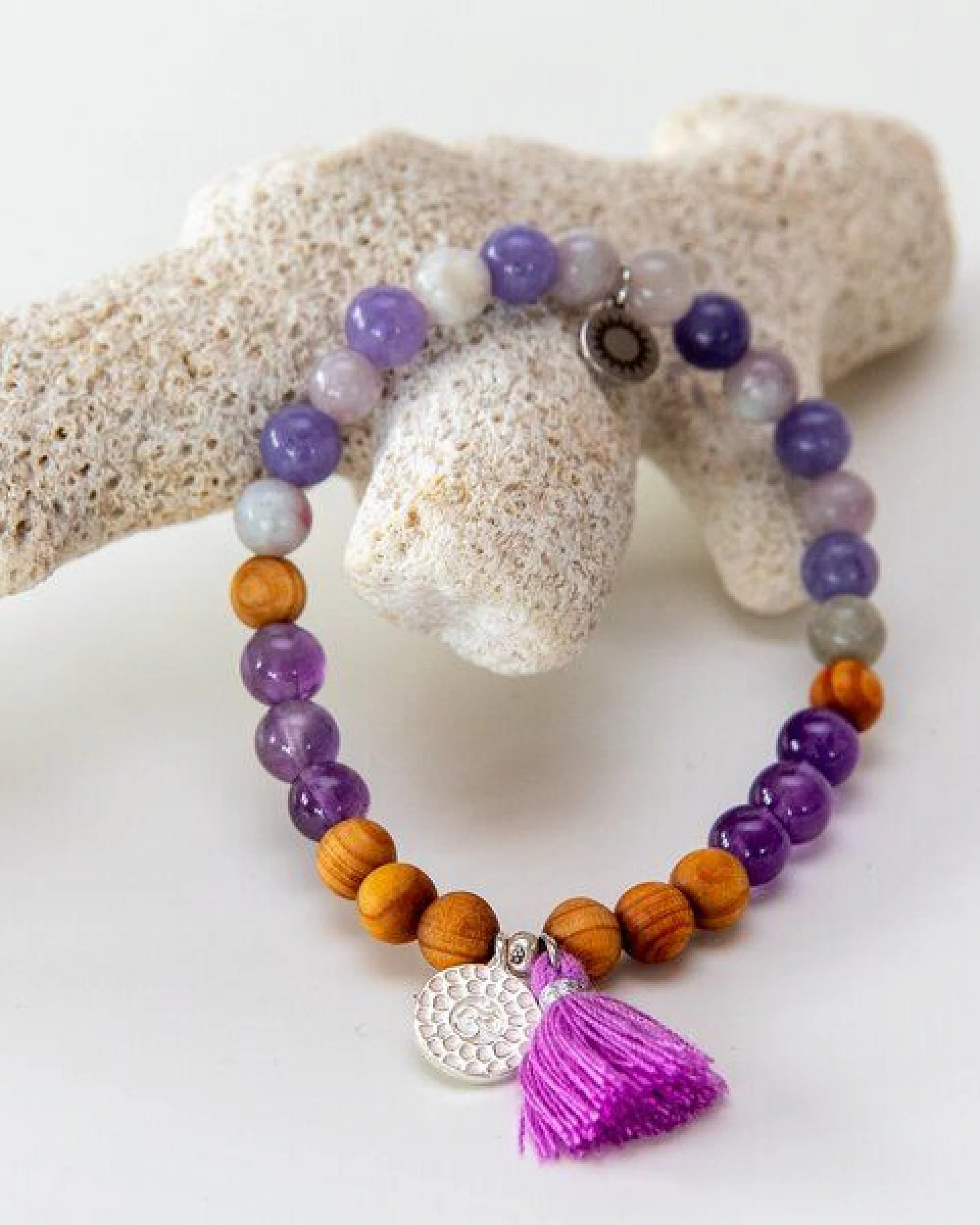 Divasya Mala Armband "Happy Yogini" – Ansicht 2