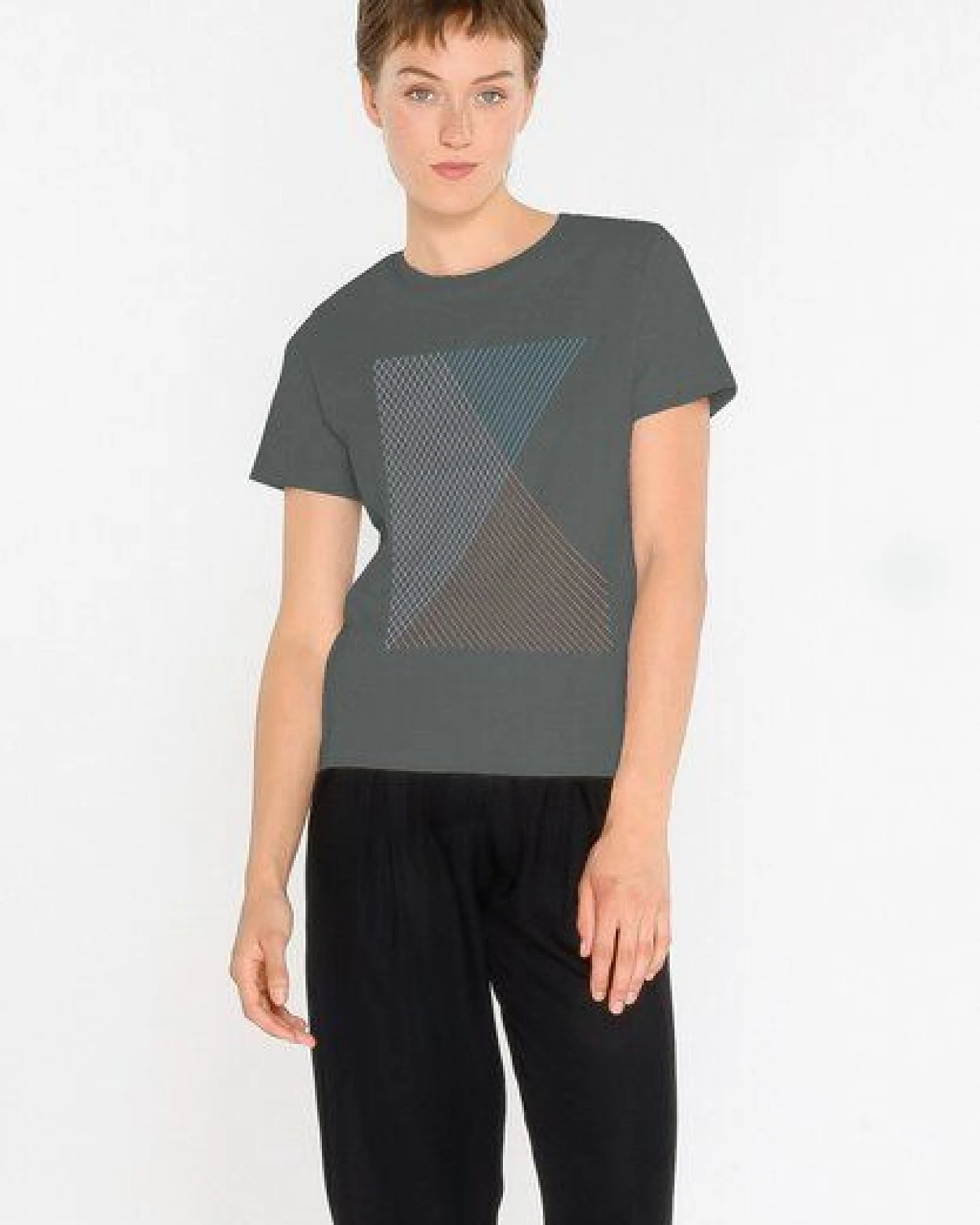ThokkThokk Damen T-Shirt TT85 mit Print aus Bio-Baumwolle – Ansicht 2