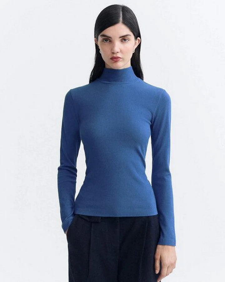 thinking mu Langarmshirt - Rib Aine - aus Bio-Baumwolle