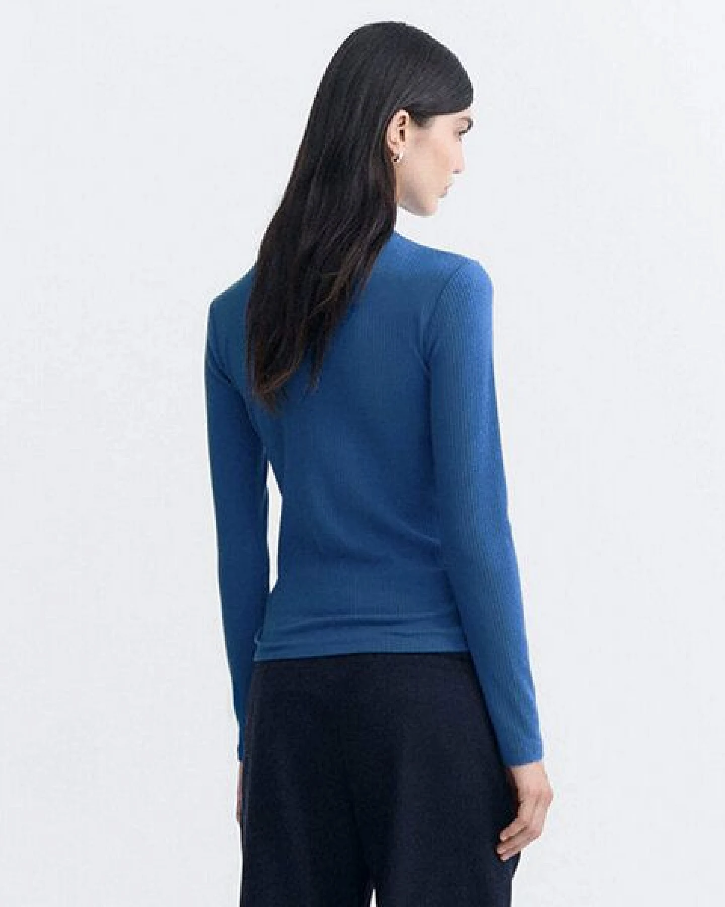thinking mu Langarmshirt - Rib Aine - aus Bio-Baumwolle – Ansicht 2