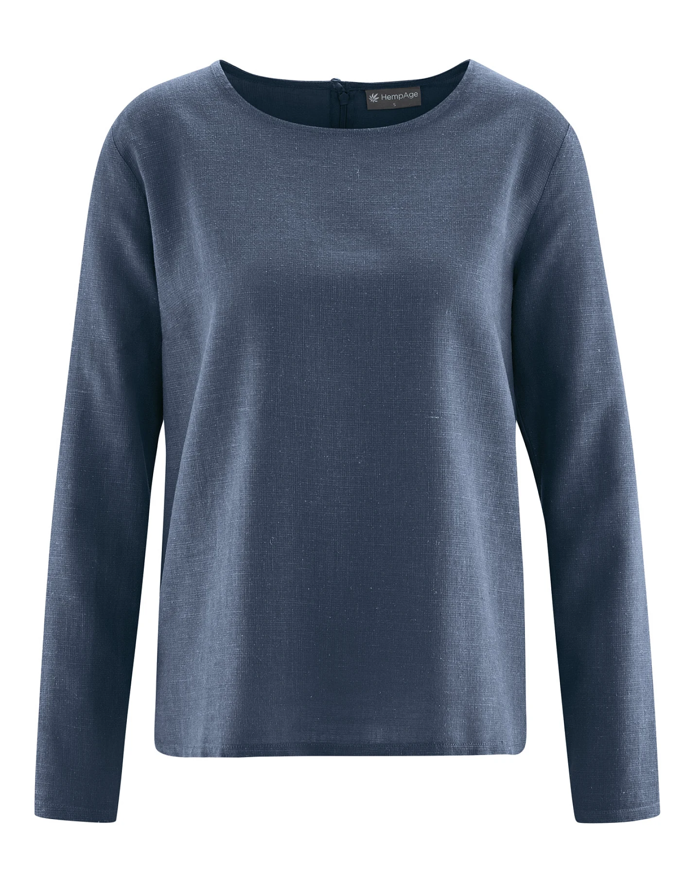 Hempage Damen vegan Bluse Woven Wintersky – Ansicht 2