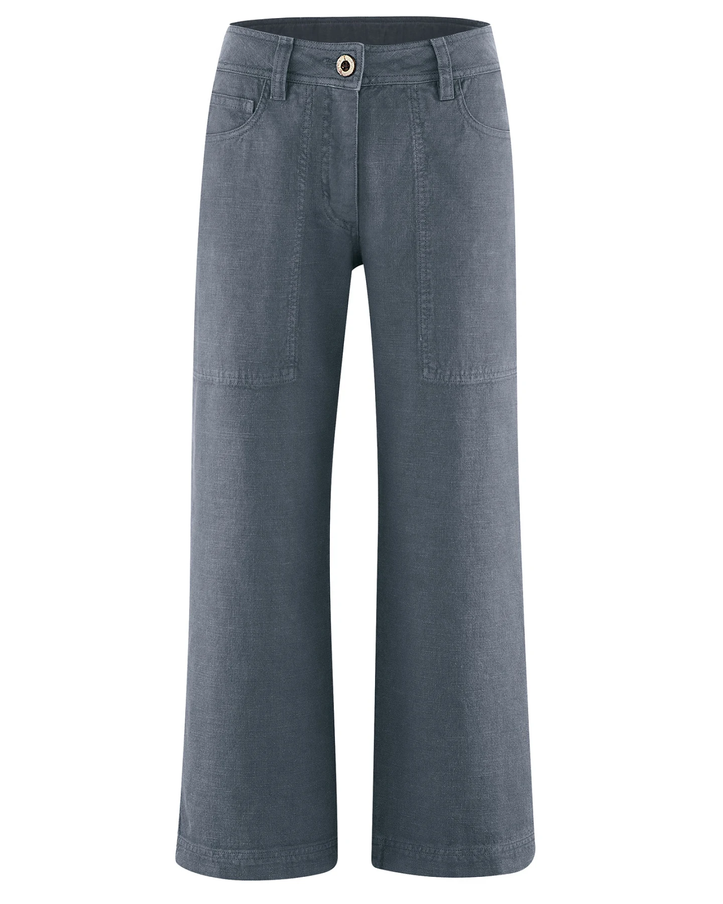 Hempage Damen vegan Culottes Modern Char Grau – Ansicht 2