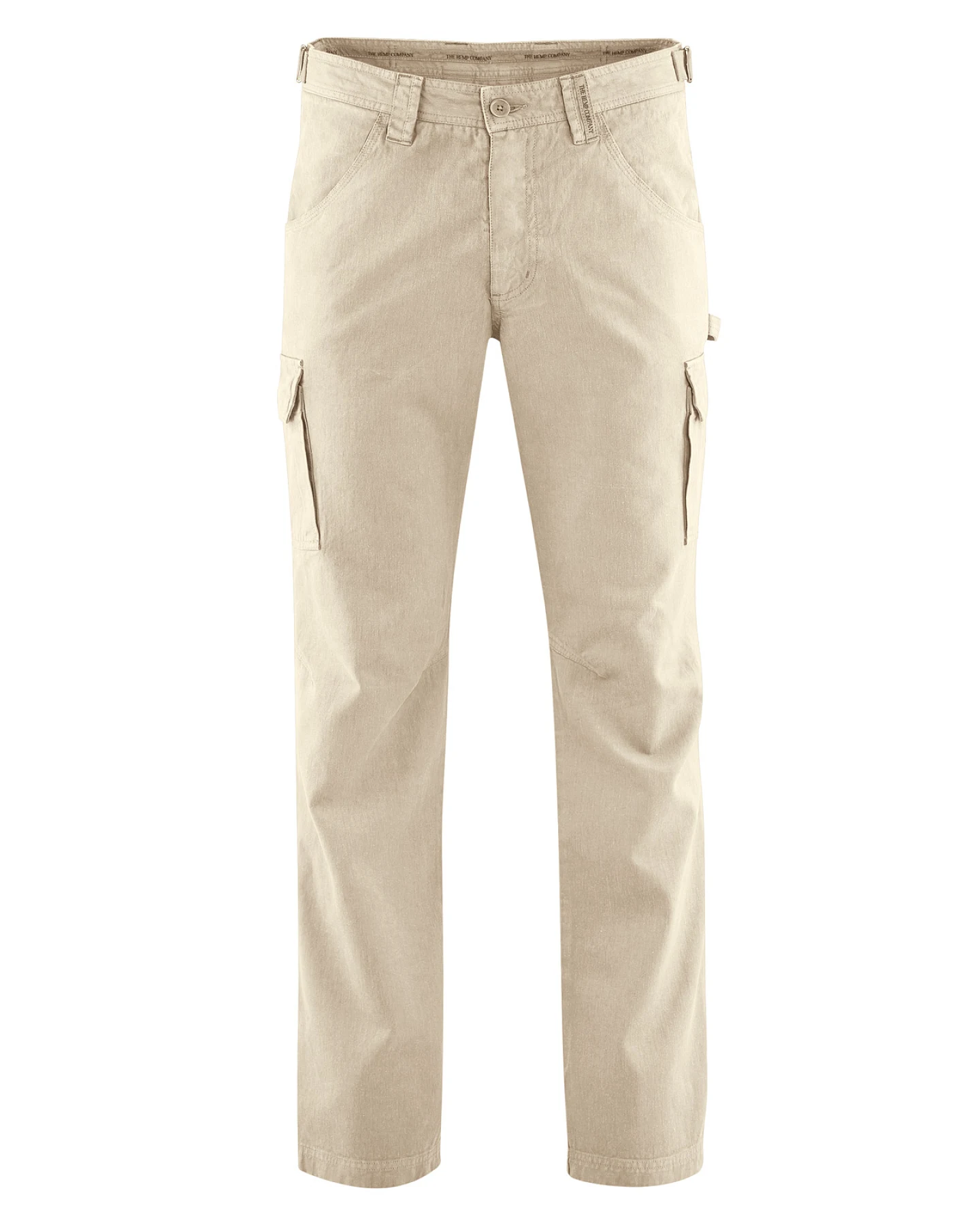 Hempage Herren vegan Cargo Hose Robust Gobi Beige – Ansicht 2