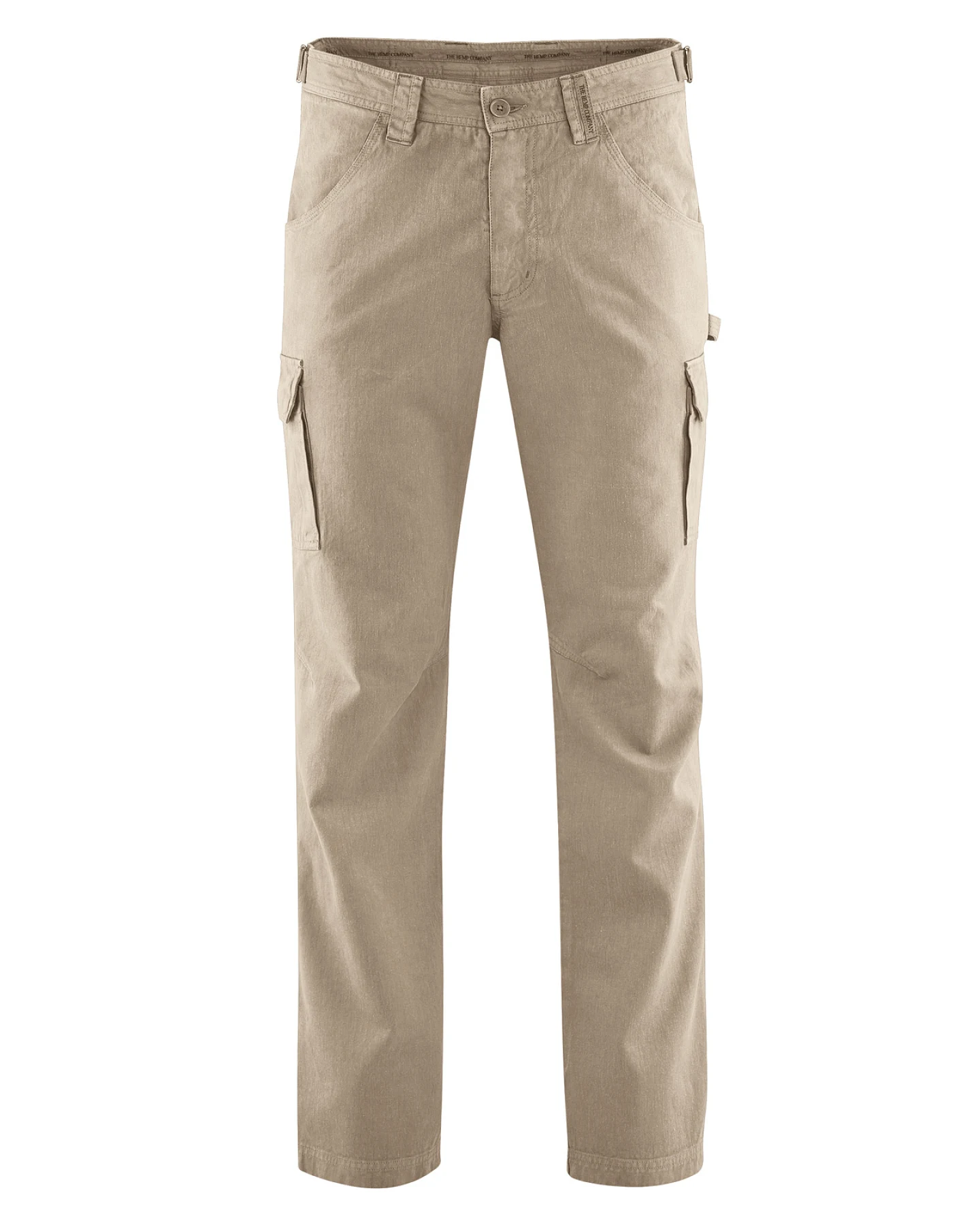 Hempage Herren vegan Cargohose Robust Grit Graubeige – Ansicht 2
